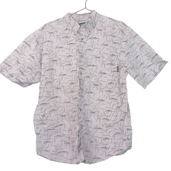 Woolrich Other - Woolrich Stone Fish & Kelp Print Button Down Shirt - L